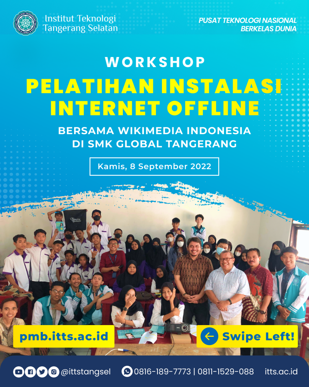 Workshop Pelatihan Instalasi Internet Offline di SMK Global Tangerang